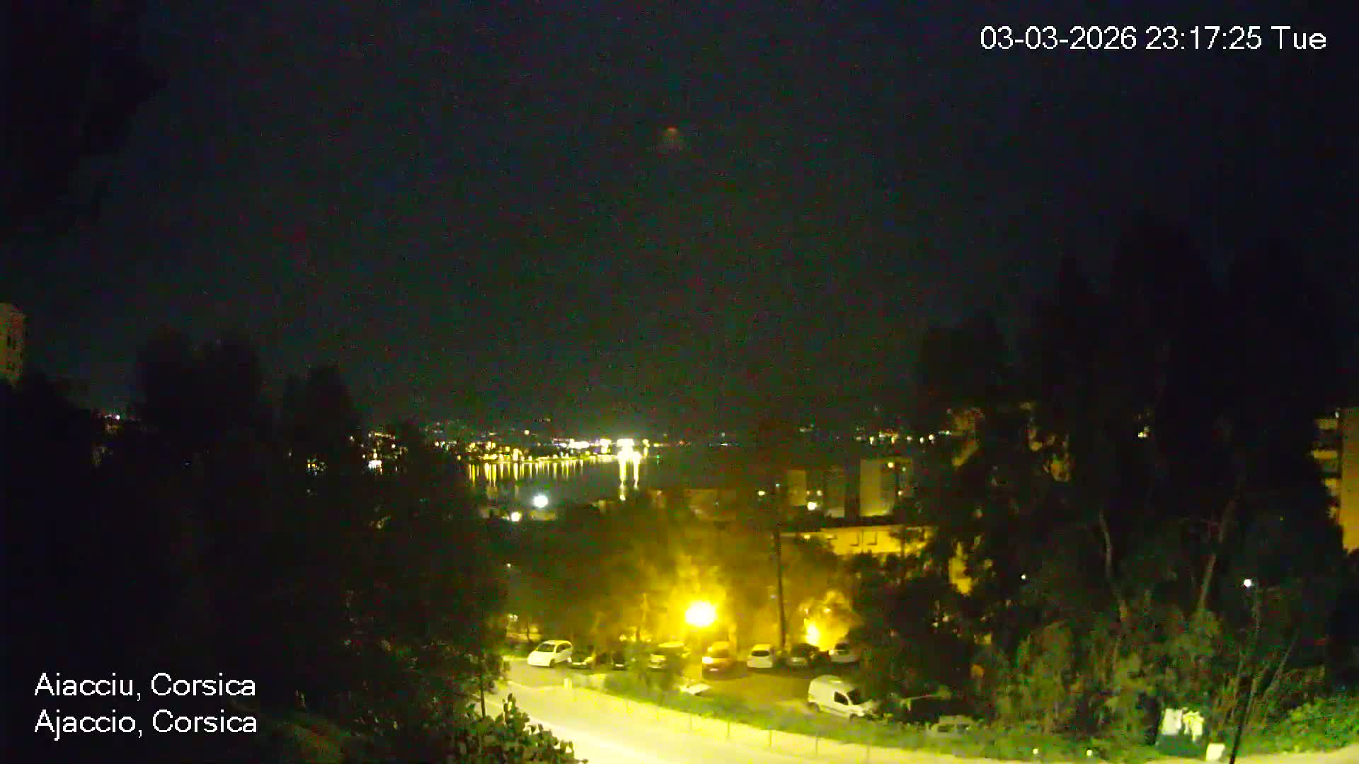 Corsica, Ajaccio City Skyline Live Cam - Ajaccio, Corse-du-Sud, Corse , France