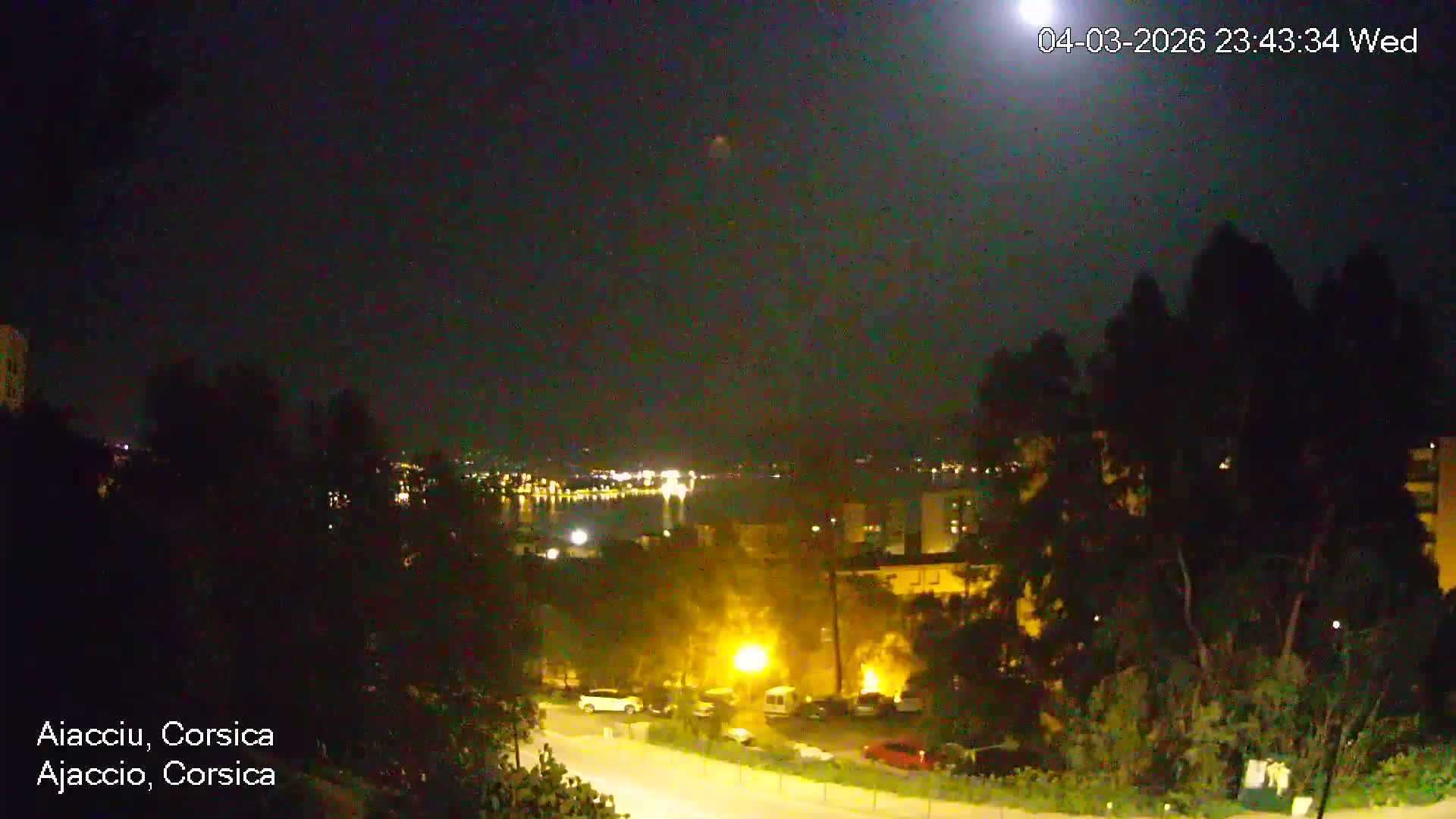 Corsica, Ajaccio City Skyline Live Cam - Ajaccio, Corse-du-Sud, Corse , France