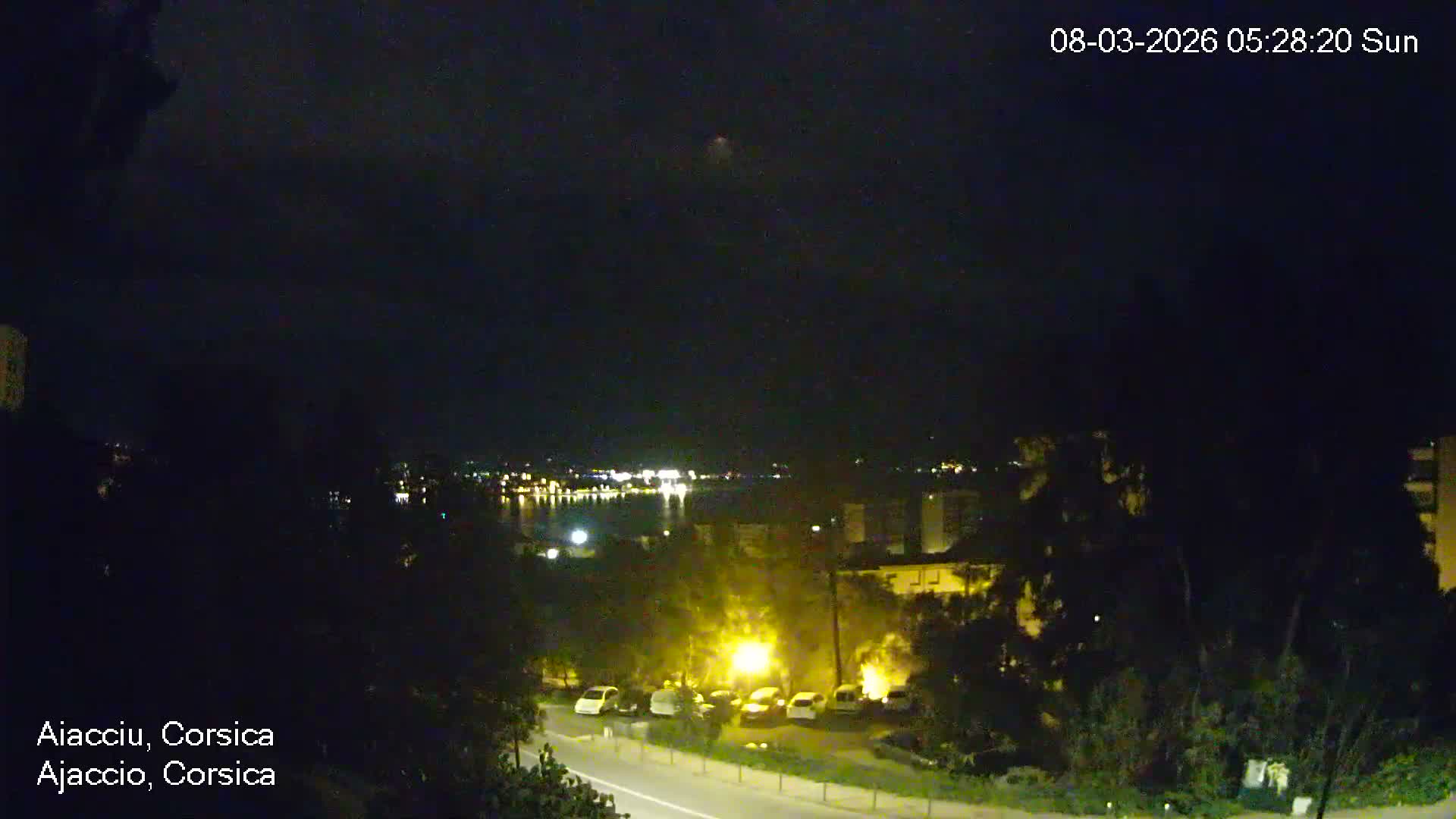 Corsica, Ajaccio City Skyline Live Cam - Ajaccio, Corse-du-Sud, Corse , France