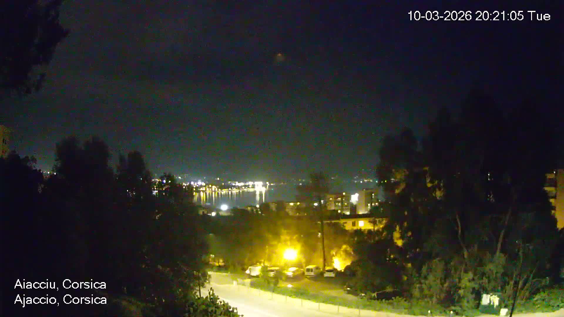 Corsica, Ajaccio City Skyline Live Cam - Ajaccio, Corse-du-Sud, Corse , France