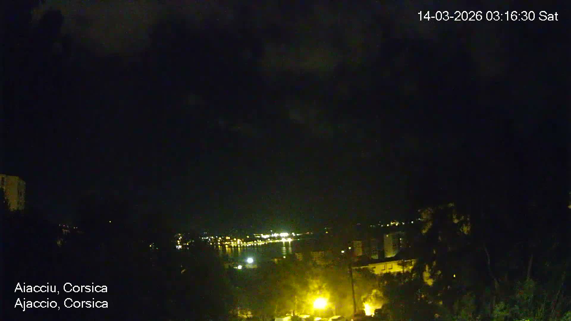 Corsica, Ajaccio City Skyline Live Cam - Ajaccio, Corse-du-Sud, Corse , France