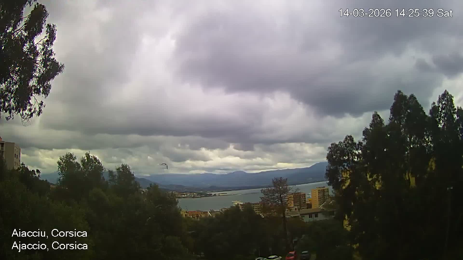 Corsica, Ajaccio City Skyline Live Cam - Ajaccio, Corse-du-Sud, Corse , France