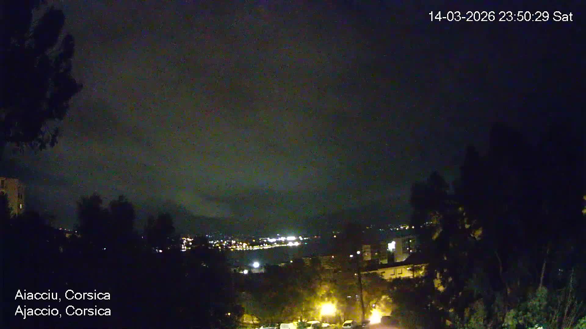 Corsica, Ajaccio City Skyline Live Cam - Ajaccio, Corse-du-Sud, Corse , France