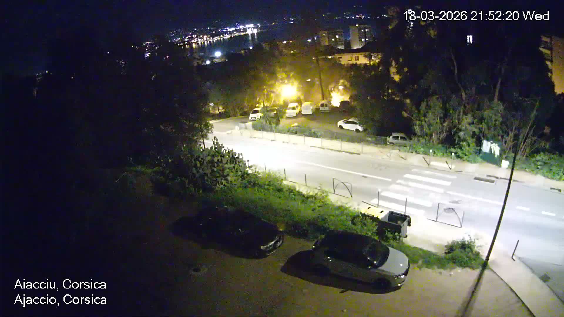 Corsica, Ajaccio City Skyline Live Cam - Ajaccio, Corse-du-Sud, Corse , France