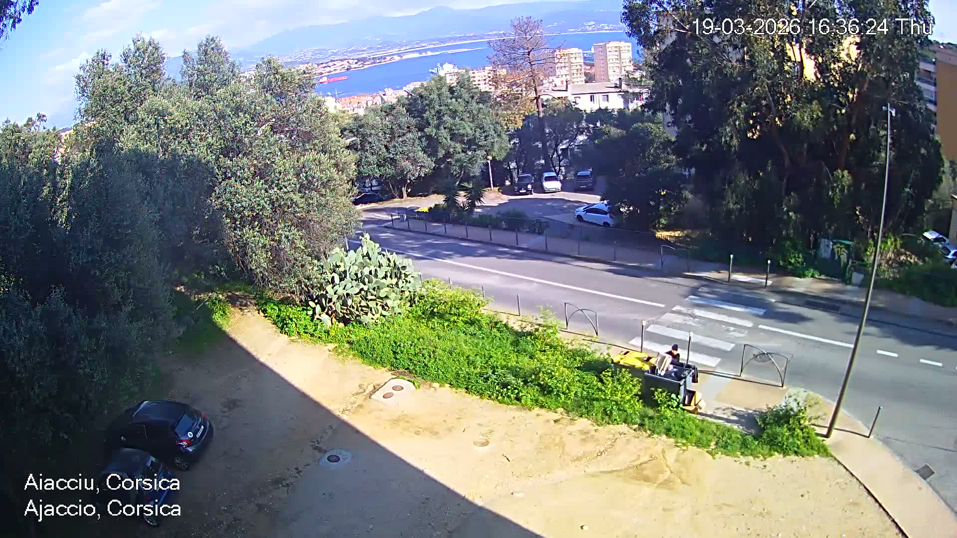 Corsica, Ajaccio City Skyline Live Cam - Ajaccio, Corse-du-Sud, Corse , France