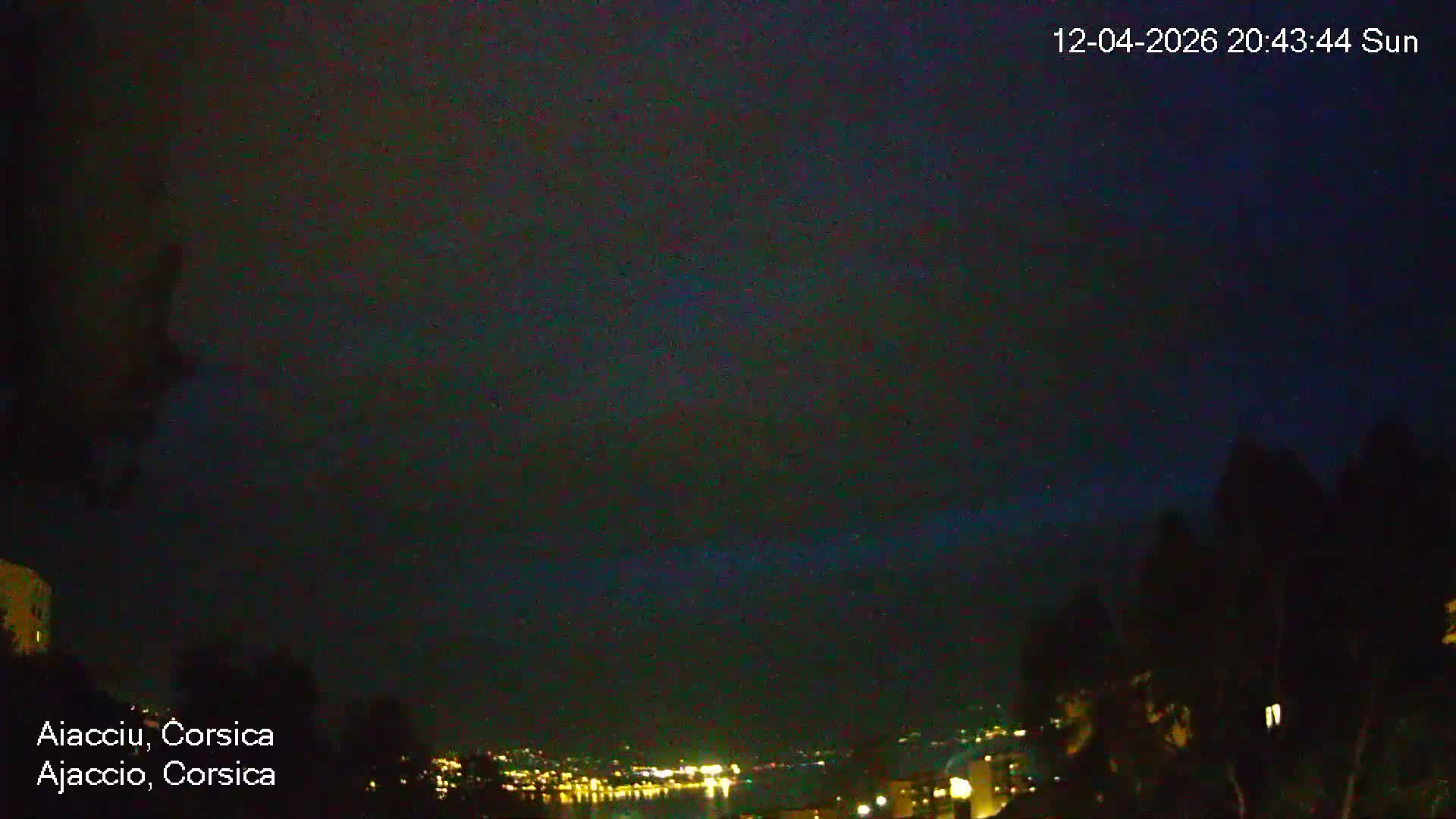 Corsica, Ajaccio City Skyline Live Cam - Ajaccio, Corse-du-Sud, Corse , France