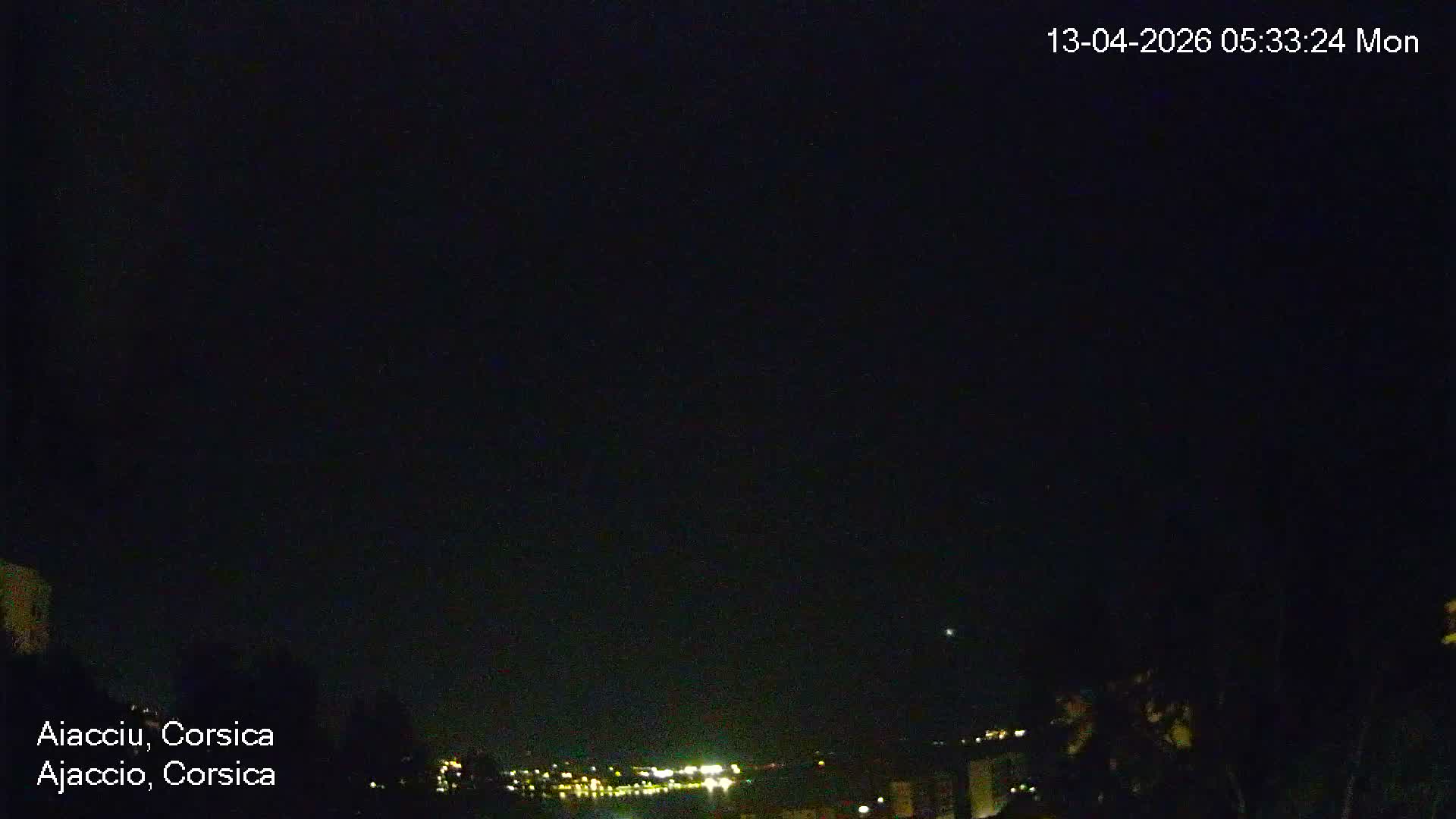 Corsica, Ajaccio City Skyline Live Cam - Ajaccio, Corse-du-Sud, Corse , France