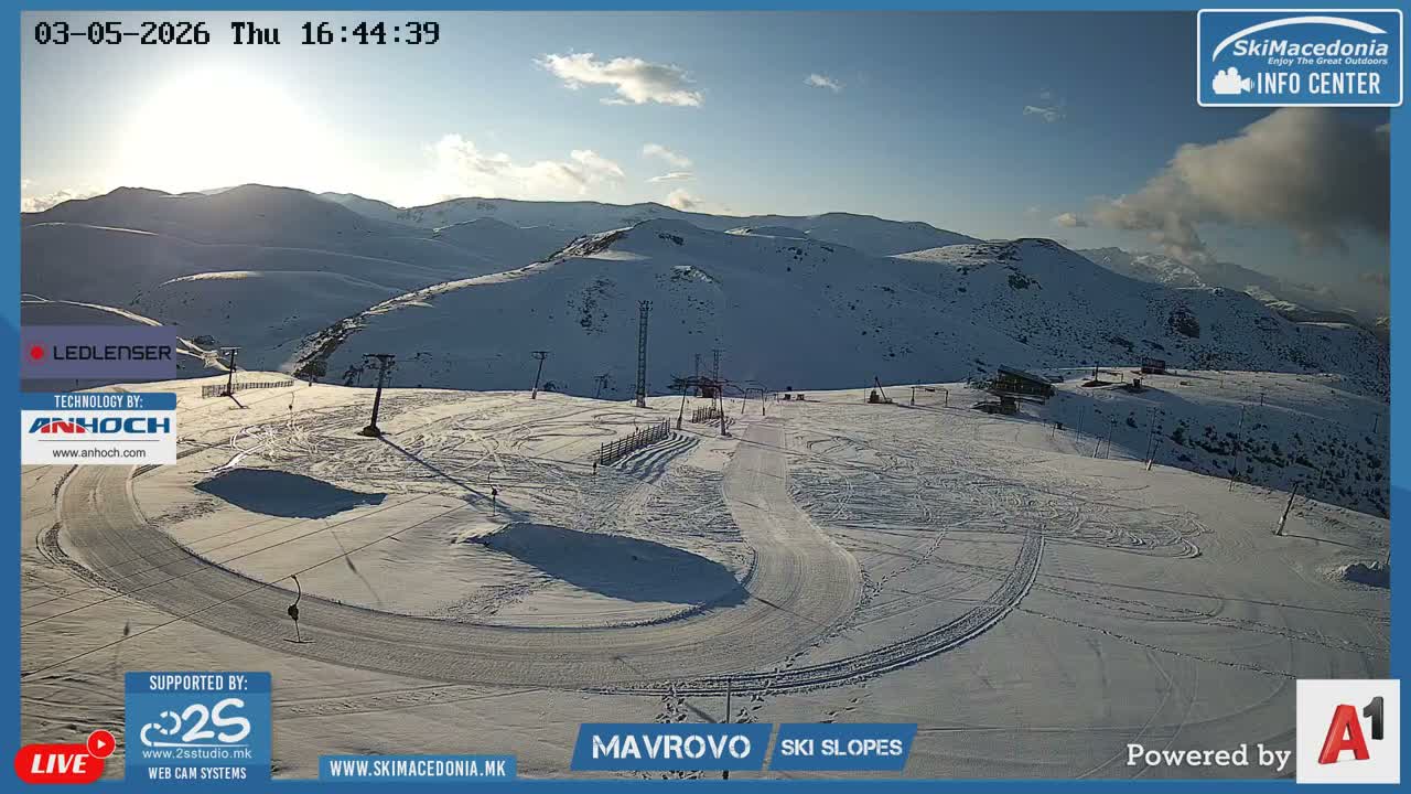 Polog, Bistra Mountains (Полог, Ски центар Маврово и скијачки патеки, Маврово и Ростуша, Маврово) Mavrovo Ski Center & Ski Slopes, Mavrovo and Rostusa, Mavrovo Live Cam - Mavrovo, Mavrovo and Rostusa, Polog, North Macedonia