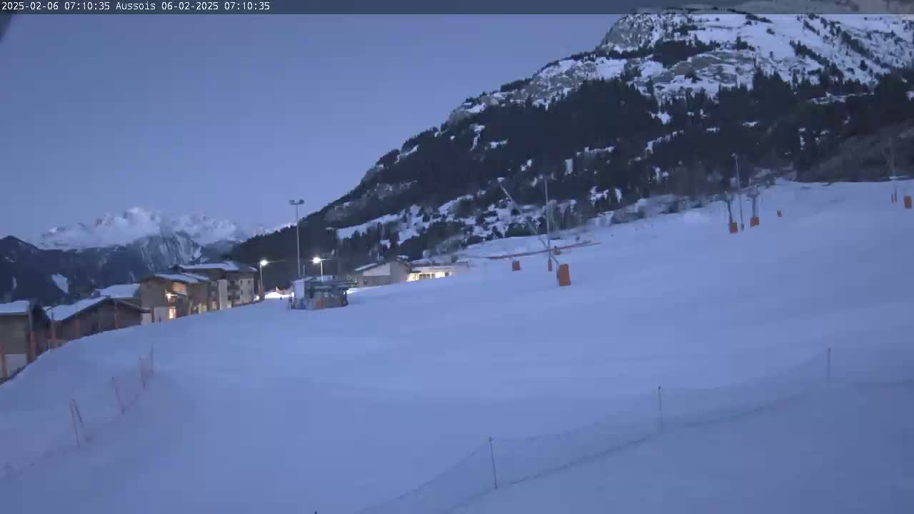 Aussois Ski Slopes Live Cam - Saint-Jean-de-Maurienne, Savoie, Auvergne-Rhone-Alpes, France