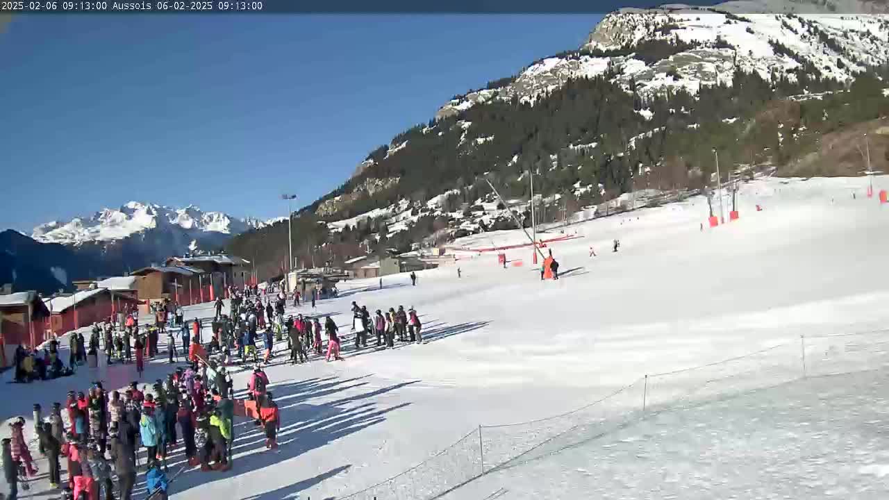 Aussois Ski Slopes Live Cam - Saint-Jean-de-Maurienne, Savoie, Auvergne-Rhone-Alpes, France