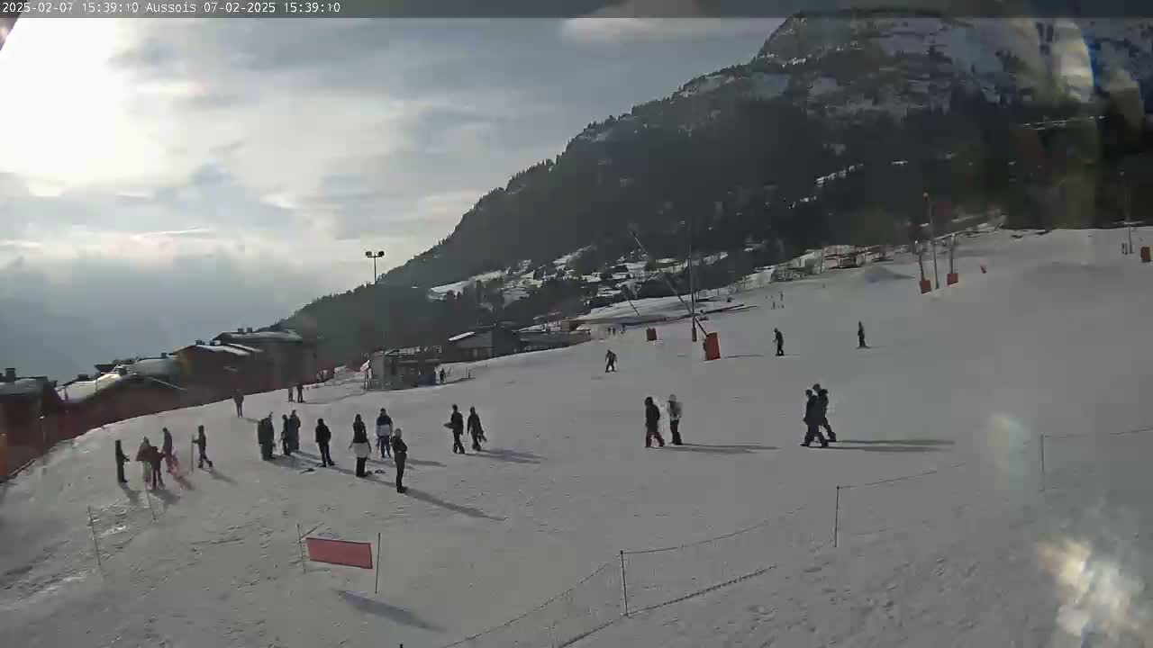 Aussois Ski Slopes Live Cam - Saint-Jean-de-Maurienne, Savoie, Auvergne-Rhone-Alpes, France