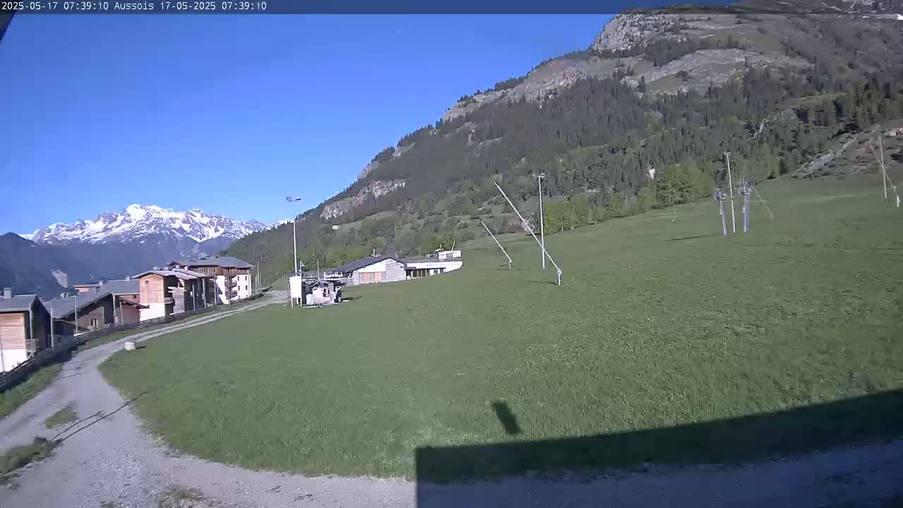 Aussois Ski Slopes Live Cam - Saint-Jean-de-Maurienne, Savoie, Auvergne-Rhone-Alpes, France