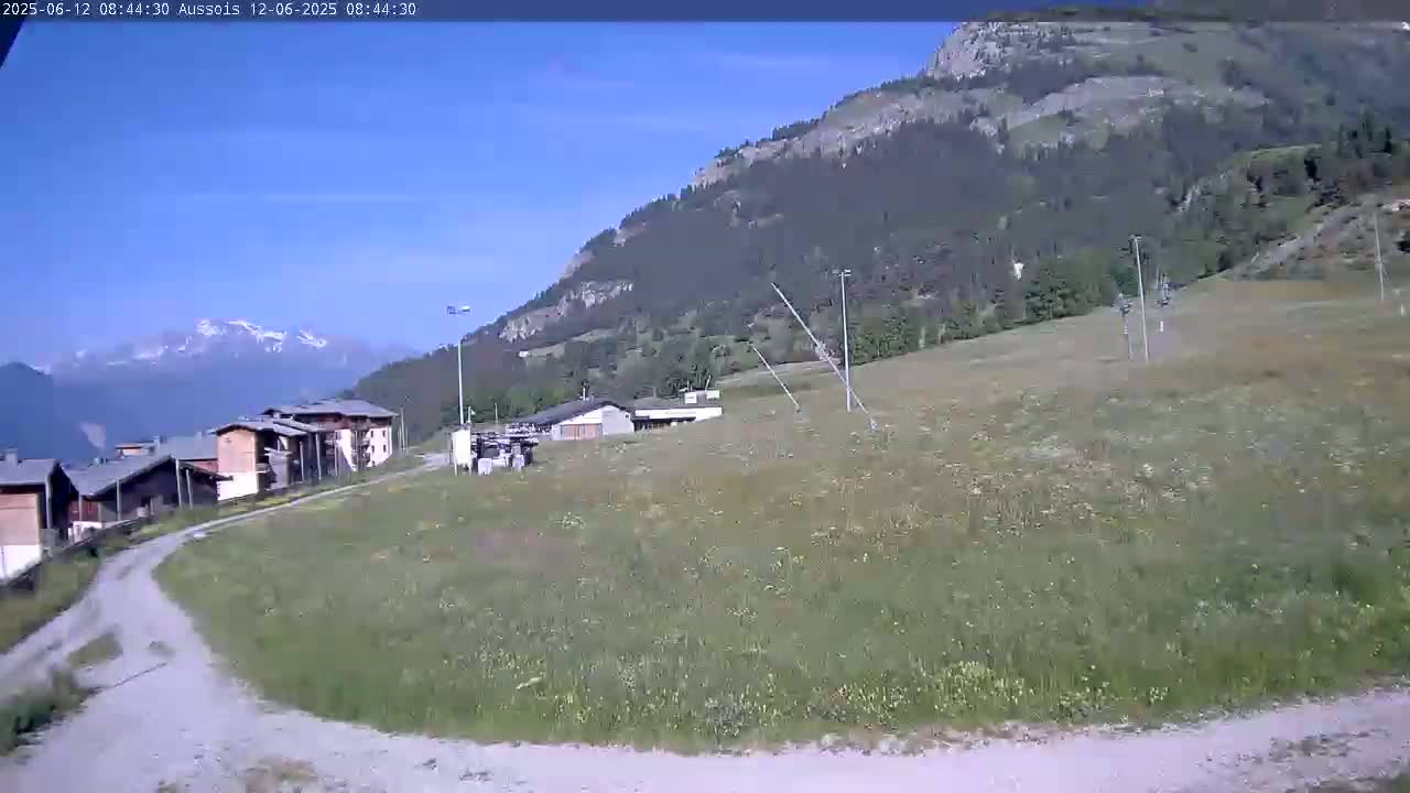Aussois Ski Slopes Live Cam - Saint-Jean-de-Maurienne, Savoie, Auvergne-Rhone-Alpes, France