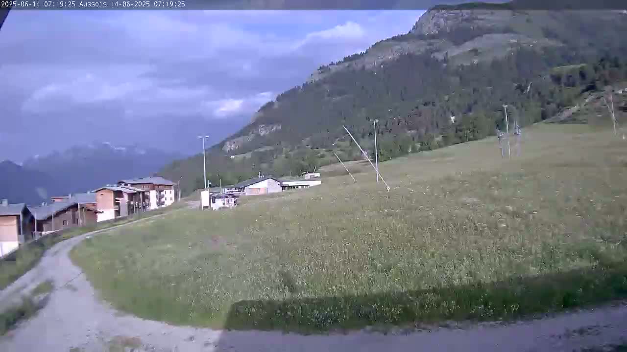 Aussois Ski Slopes Live Cam - Saint-Jean-de-Maurienne, Savoie, Auvergne-Rhone-Alpes, France