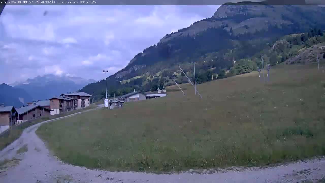 Aussois Ski Slopes Live Cam - Saint-Jean-de-Maurienne, Savoie, Auvergne-Rhone-Alpes, France