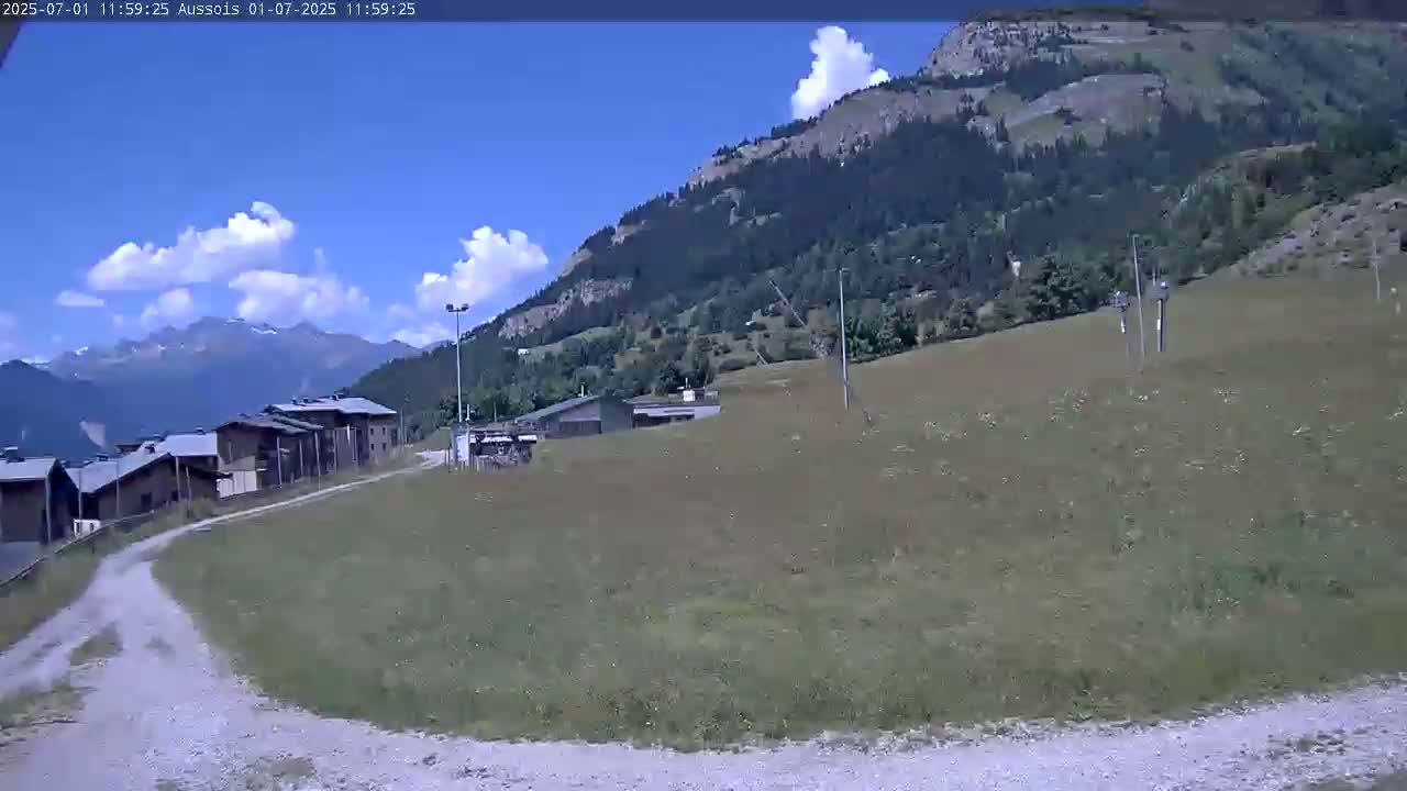 Aussois Ski Slopes Live Cam - Saint-Jean-de-Maurienne, Savoie, Auvergne-Rhone-Alpes, France