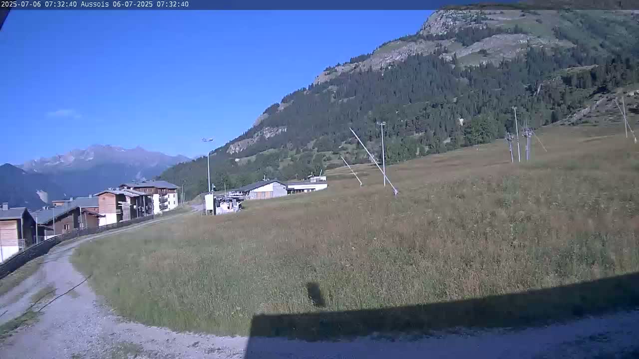 Aussois Ski Slopes Live Cam - Saint-Jean-de-Maurienne, Savoie, Auvergne-Rhone-Alpes, France