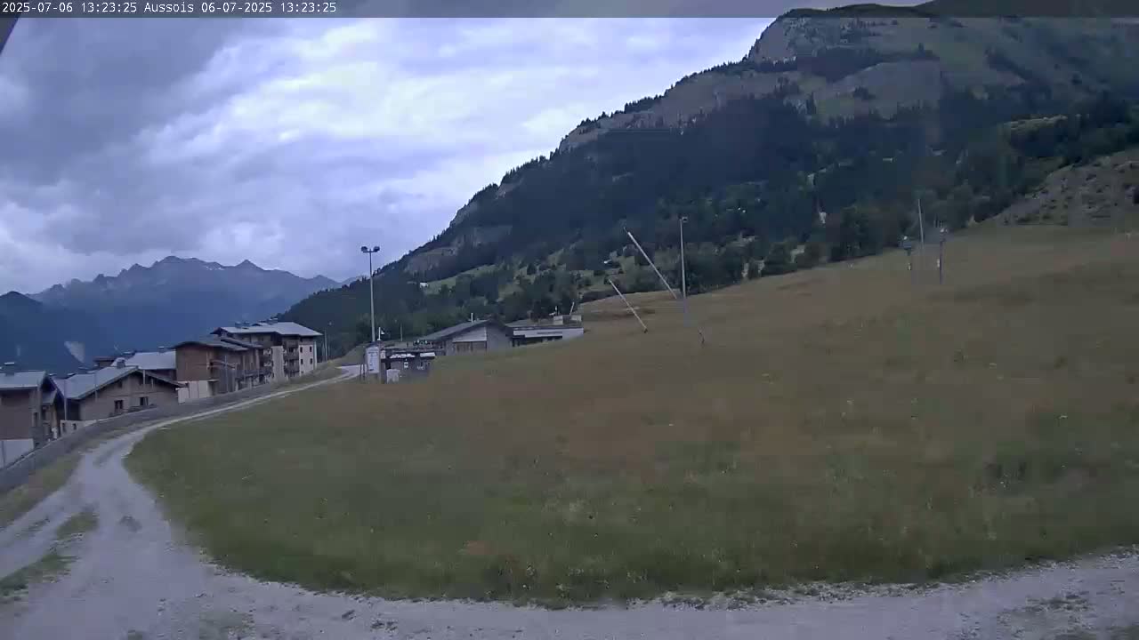 Aussois Ski Slopes Live Cam - Saint-Jean-de-Maurienne, Savoie, Auvergne-Rhone-Alpes, France