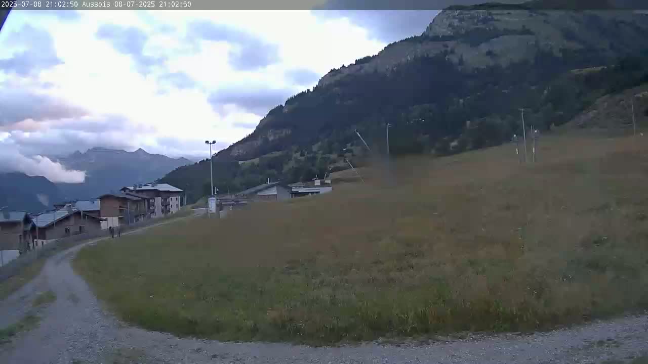 Aussois Ski Slopes Live Cam - Saint-Jean-de-Maurienne, Savoie, Auvergne-Rhone-Alpes, France