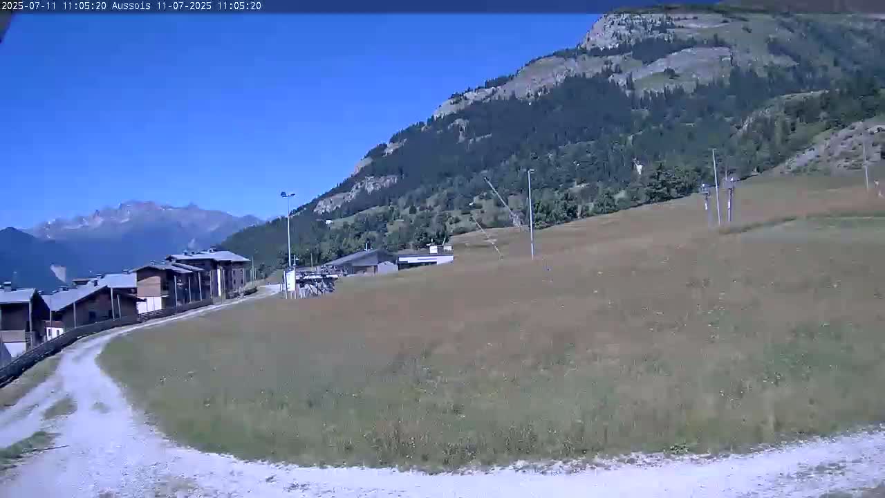 Aussois Ski Slopes Live Cam - Saint-Jean-de-Maurienne, Savoie, Auvergne-Rhone-Alpes, France