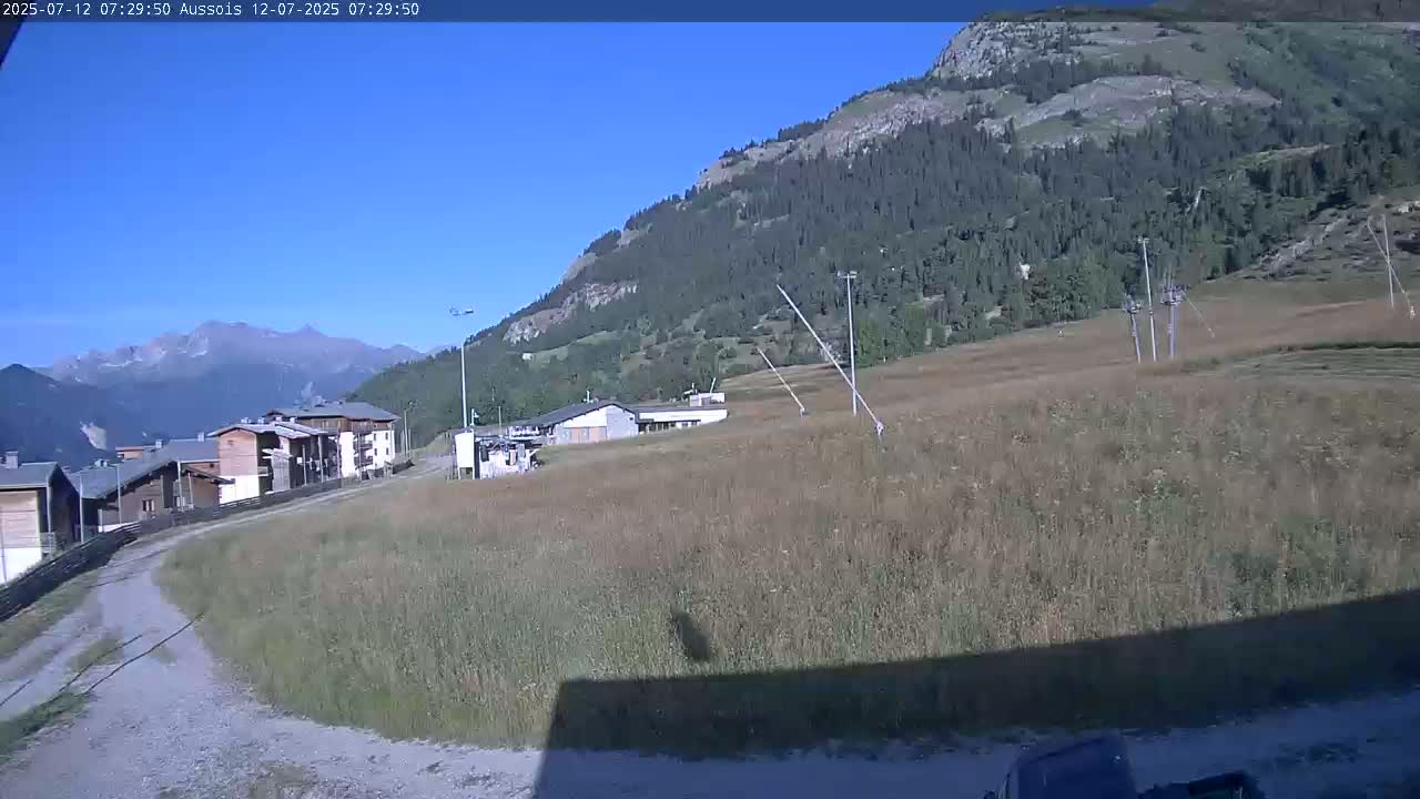 Aussois Ski Slopes Live Cam - Saint-Jean-de-Maurienne, Savoie, Auvergne-Rhone-Alpes, France
