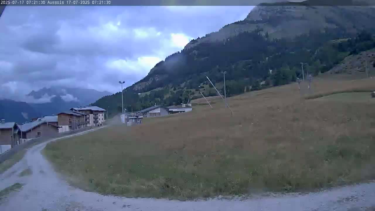 Aussois Ski Slopes Live Cam - Saint-Jean-de-Maurienne, Savoie, Auvergne-Rhone-Alpes, France