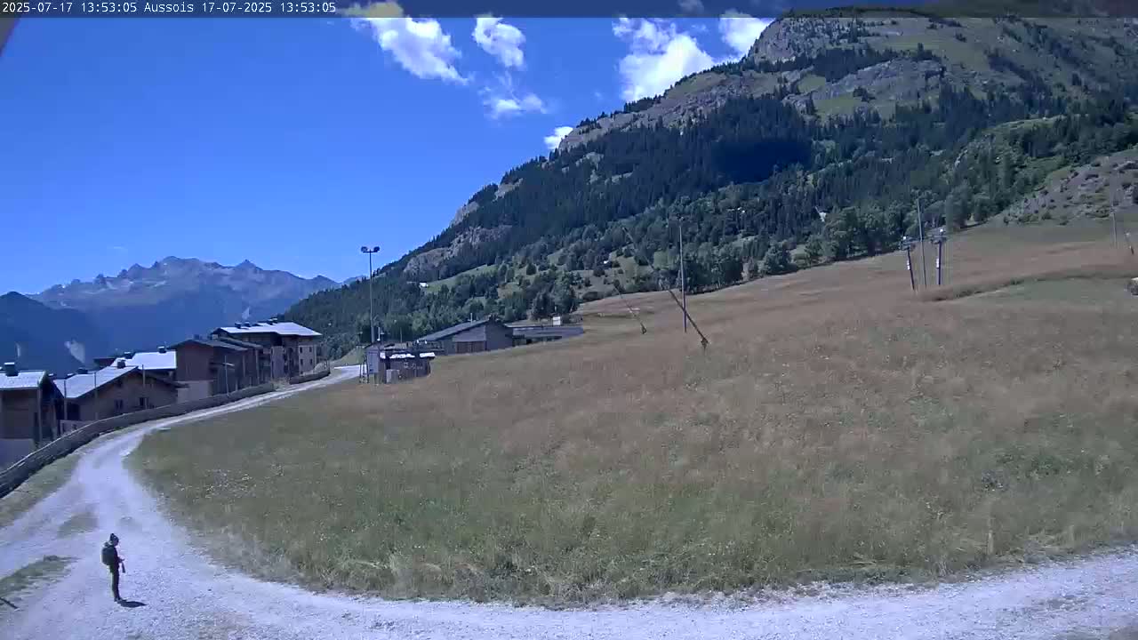 Aussois Ski Slopes Live Cam - Saint-Jean-de-Maurienne, Savoie, Auvergne-Rhone-Alpes, France