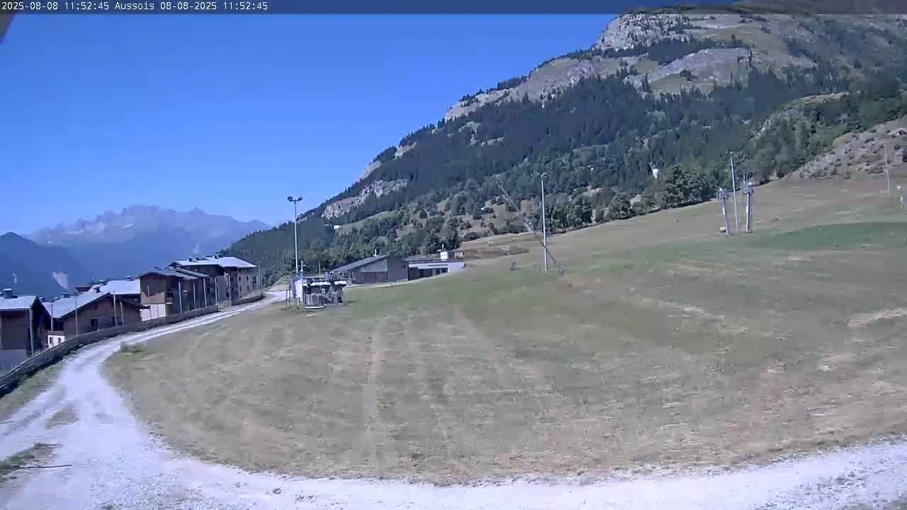 Aussois Ski Slopes Live Cam - Saint-Jean-de-Maurienne, Savoie, Auvergne-Rhone-Alpes, France
