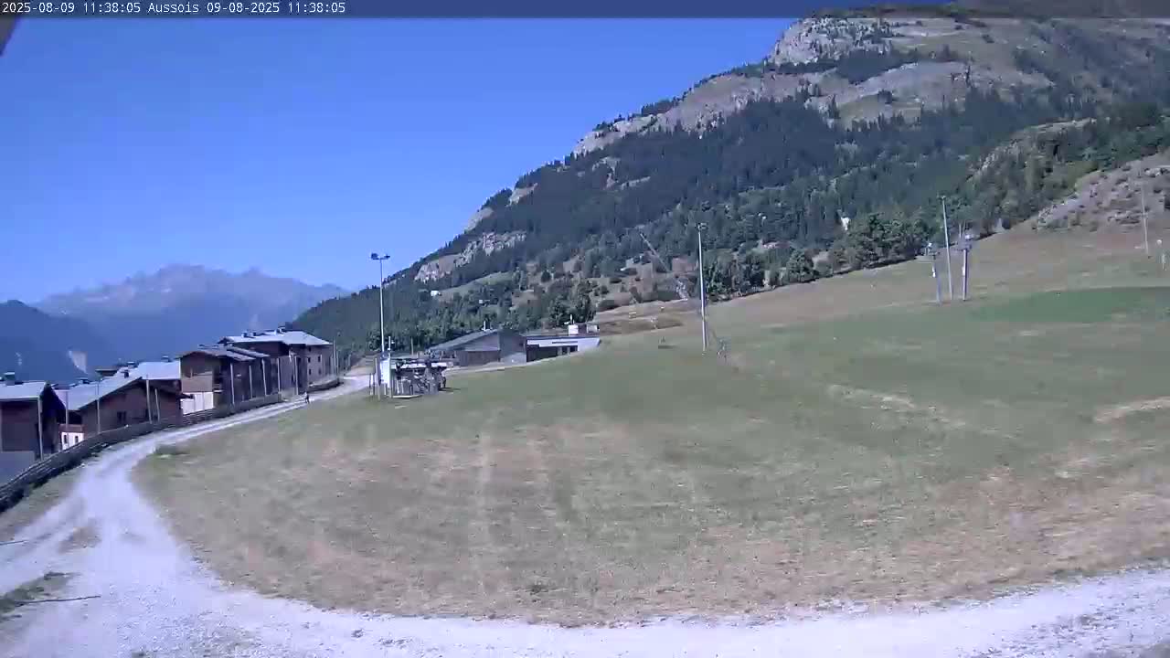 Aussois Ski Slopes Live Cam - Saint-Jean-de-Maurienne, Savoie, Auvergne-Rhone-Alpes, France