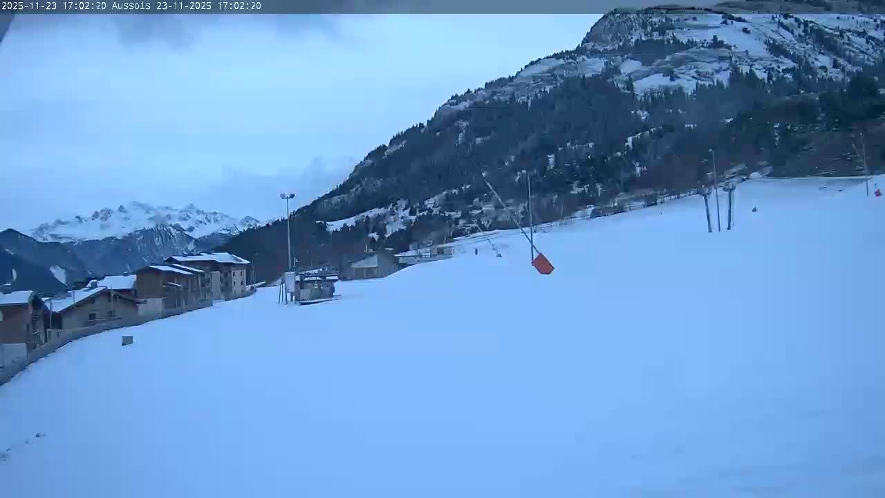 Aussois Ski Slopes Live Cam - Saint-Jean-de-Maurienne, Savoie, Auvergne-Rhone-Alpes, France