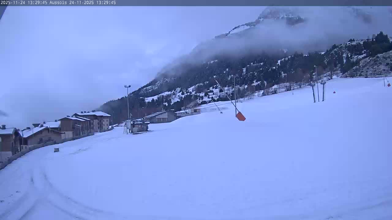 Aussois Ski Slopes Live Cam - Saint-Jean-de-Maurienne, Savoie, Auvergne-Rhone-Alpes, France