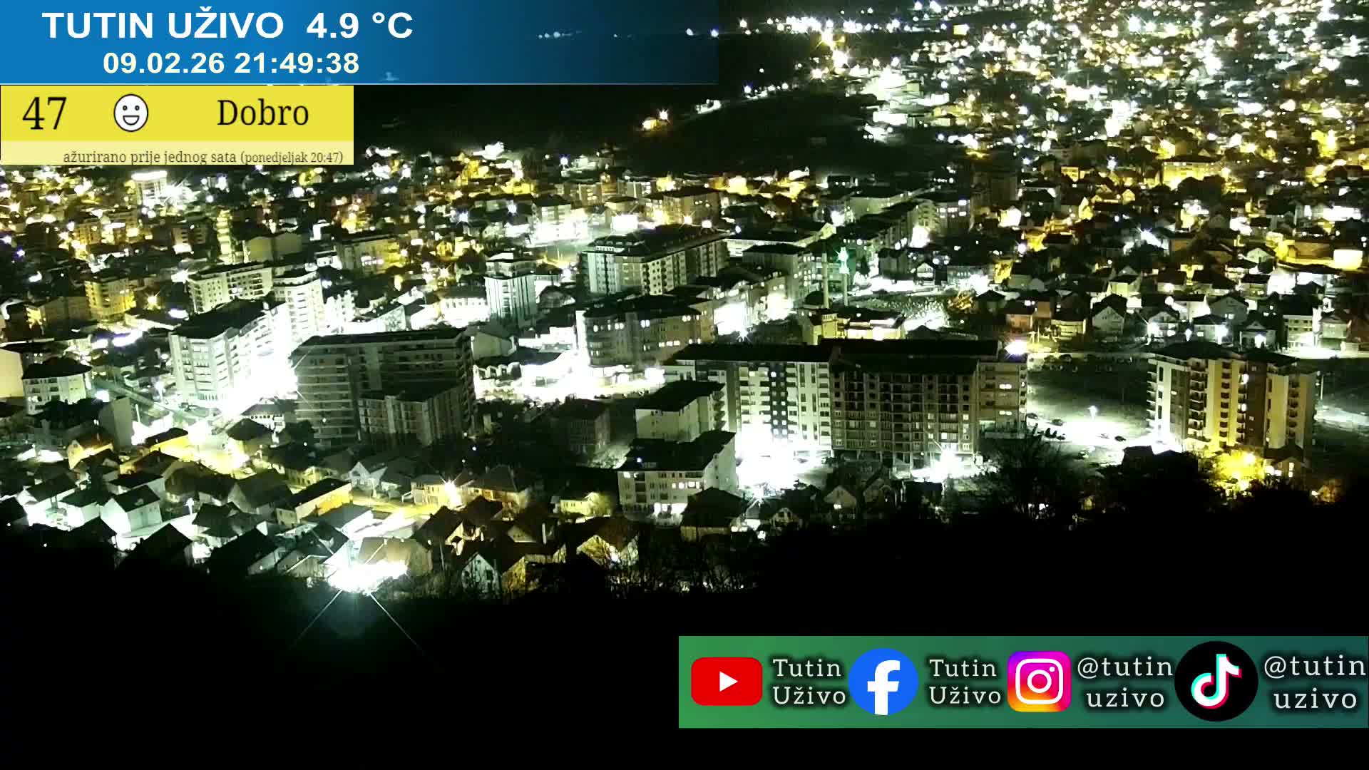 Raska ( Рашка, Тутин) Tutin Live Cam - Tutin, Raška, Šumadija and Western Serbia, Serbia