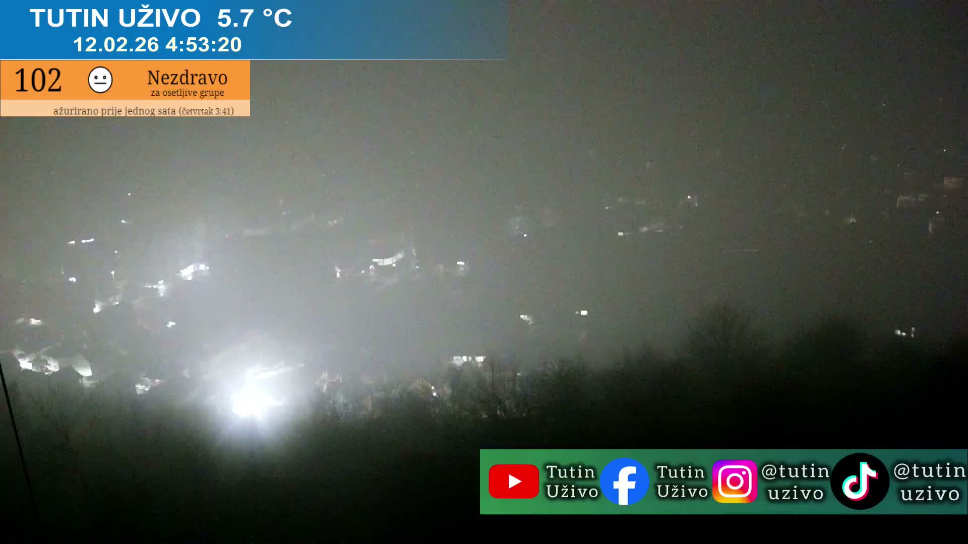 Raska ( Рашка, Тутин) Tutin Live Cam - Tutin, Raška, Šumadija and Western Serbia, Serbia