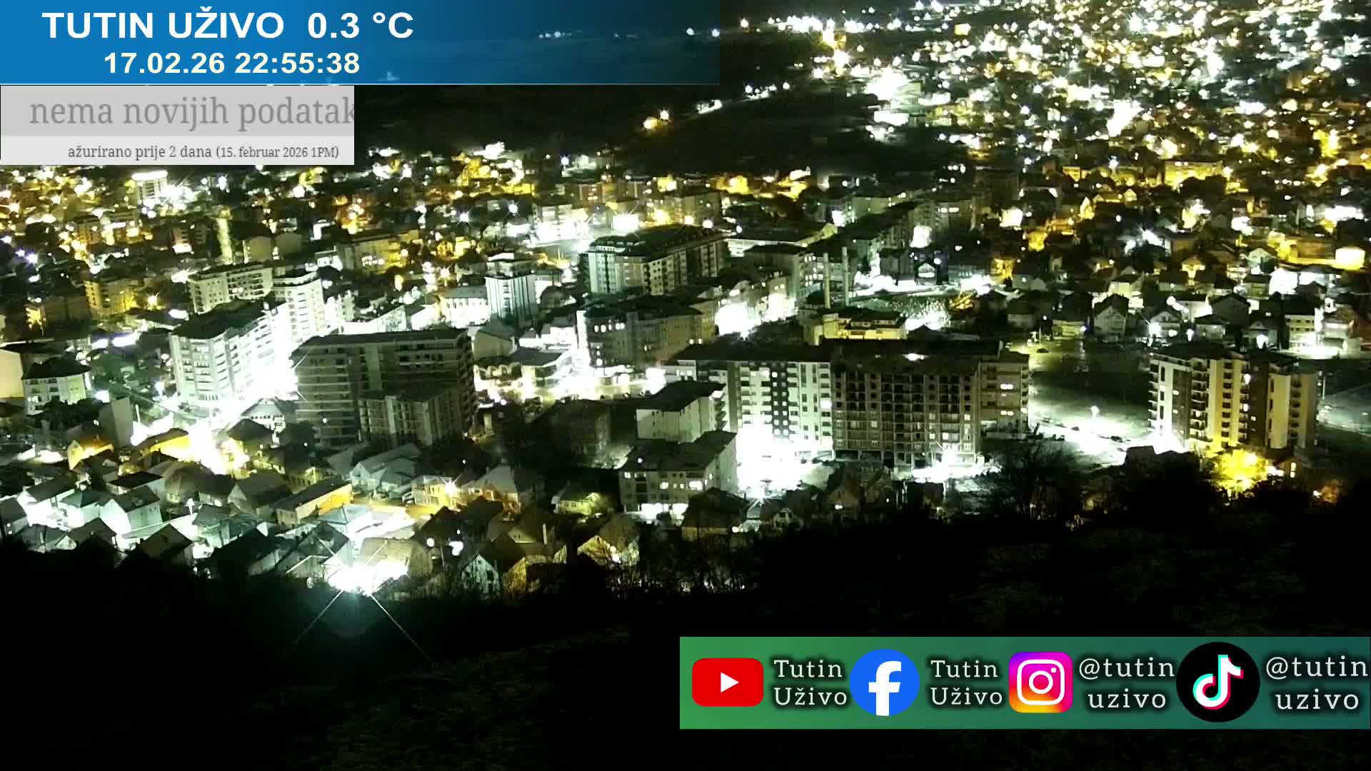 Raska ( Рашка, Тутин) Tutin Live Cam - Tutin, Raška, Šumadija and Western Serbia, Serbia