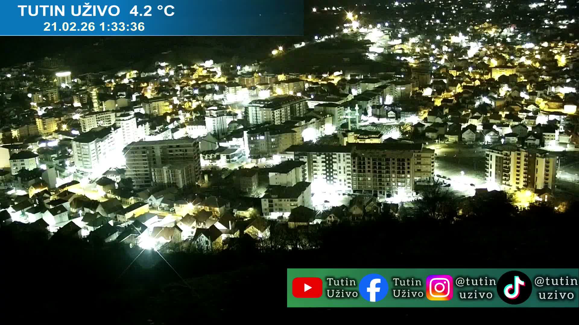 Raska ( Рашка, Тутин) Tutin Live Cam - Tutin, Raška, Šumadija and Western Serbia, Serbia