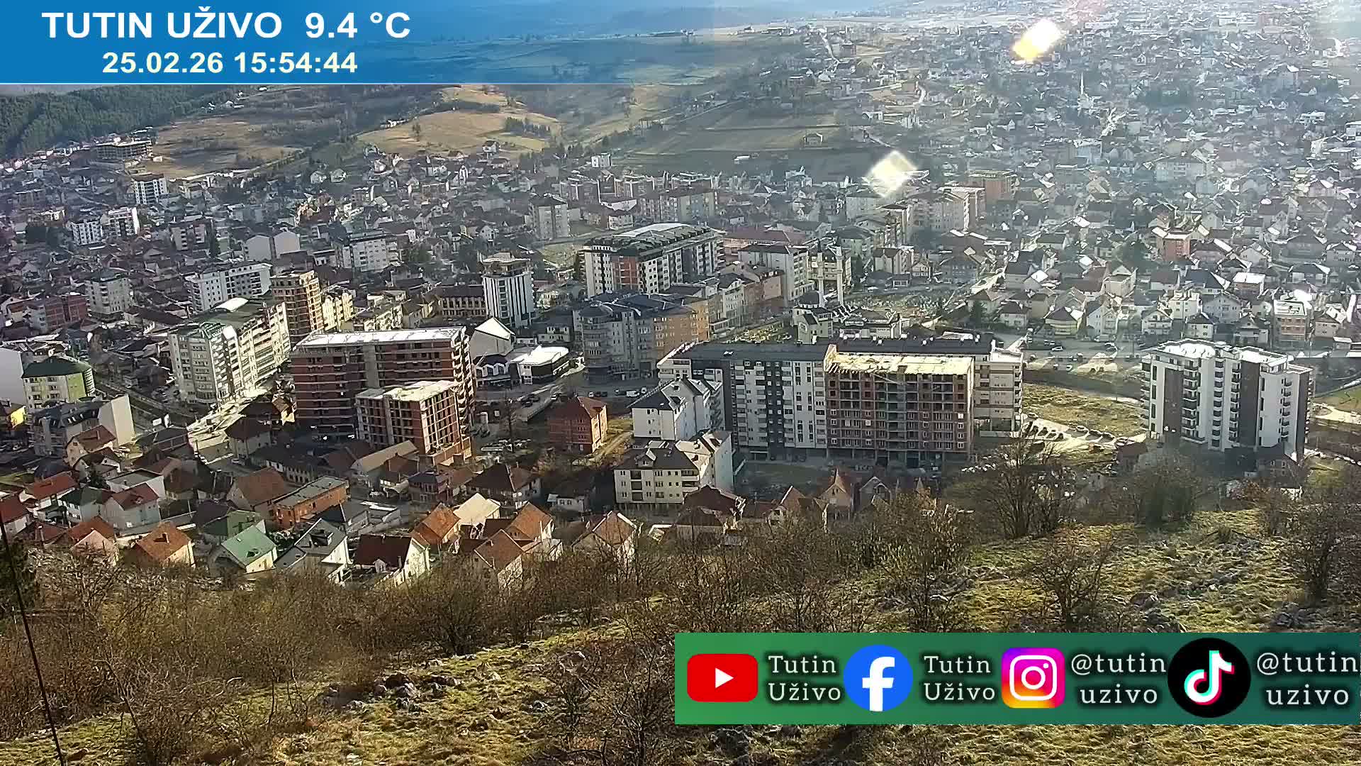 Raska ( Рашка, Тутин) Tutin Live Cam - Tutin, Raška, Šumadija and Western Serbia, Serbia