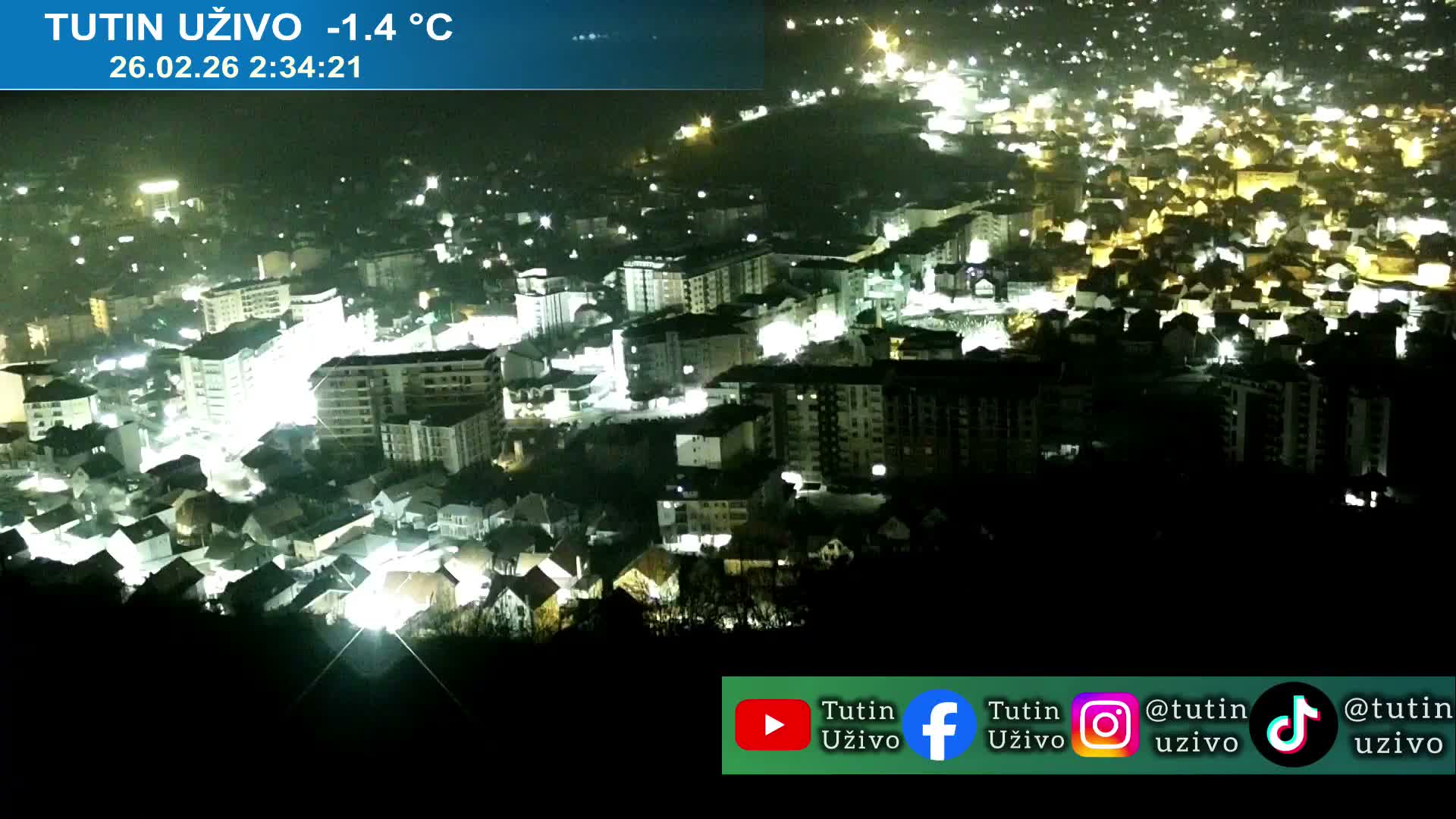 Raska ( Рашка, Тутин) Tutin Live Cam - Tutin, Raška, Šumadija and Western Serbia, Serbia