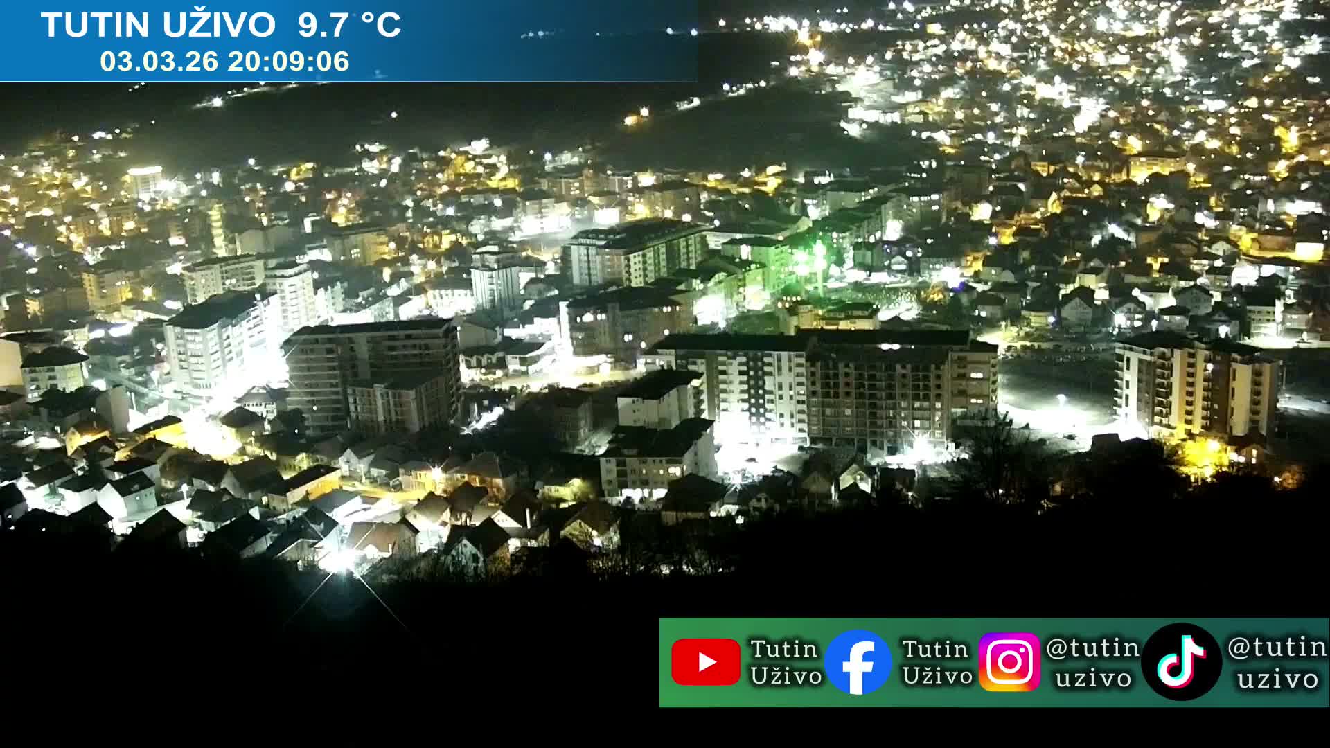 Raska ( Рашка, Тутин) Tutin Live Cam - Tutin, Raška, Šumadija and Western Serbia, Serbia