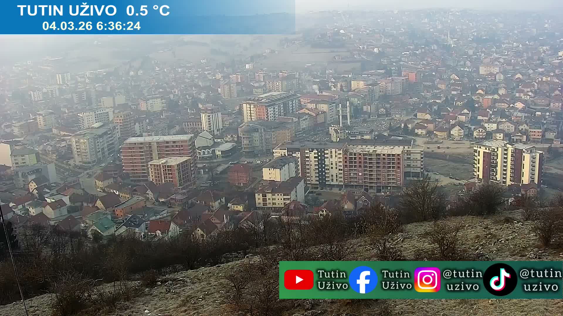 Raska ( Рашка, Тутин) Tutin Live Cam - Tutin, Raška, Šumadija and Western Serbia, Serbia