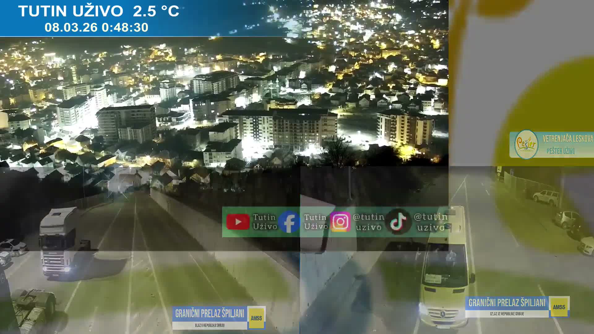 Raska ( Рашка, Тутин) Tutin Live Cam - Tutin, Raška, Šumadija and Western Serbia, Serbia