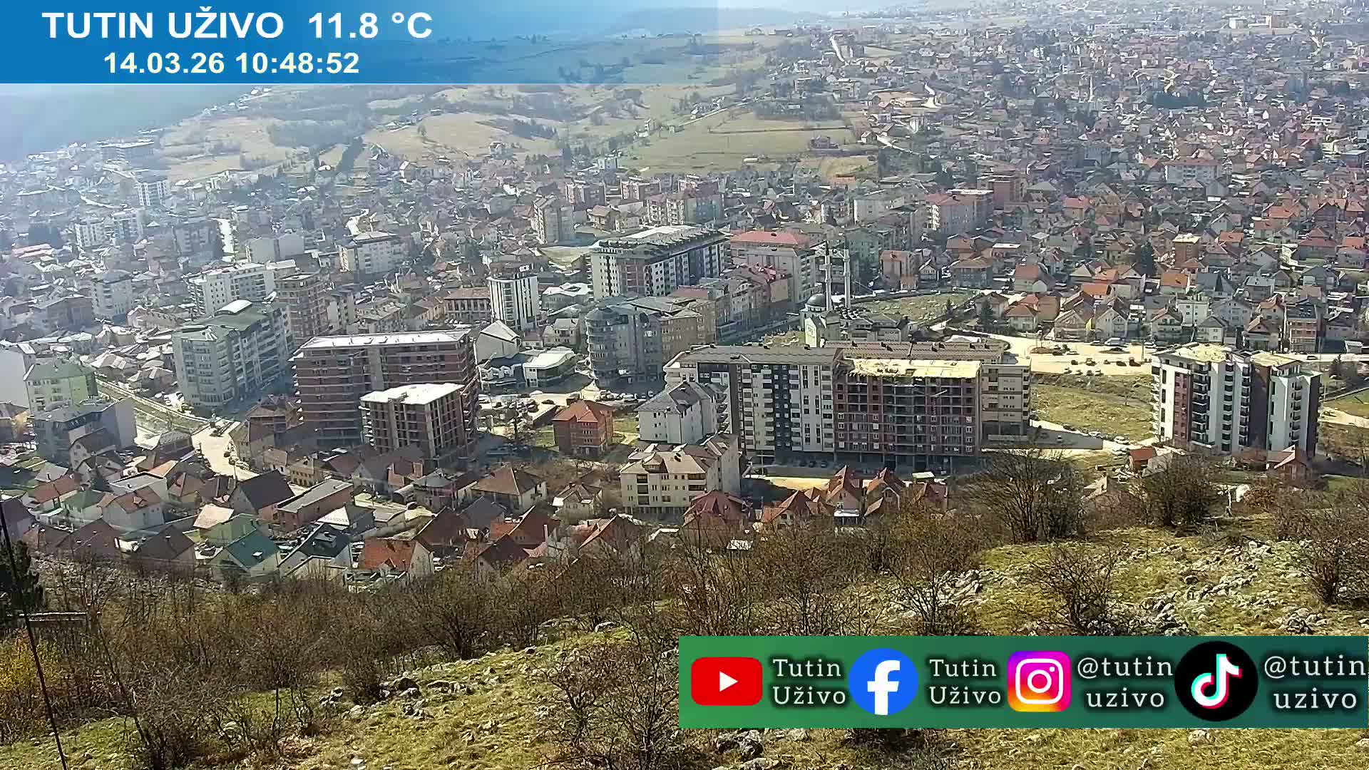 Raska ( Рашка, Тутин) Tutin Live Cam - Tutin, Raška, Šumadija and Western Serbia, Serbia