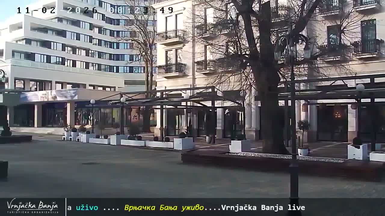 Raska, ( Врњачка Бања ) Vrnjacka Banja  Cultural Square & Castle (Културни трг и Замак културе)  , Amusement Park,  Summer Stage (Летња Позорница) Touristic Vrnjacka Banja Live Cam - Vrnjačka Banja , Raška, Šumadija and Western Serbia, Serbia 