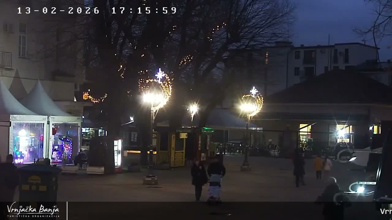 Raska, ( Врњачка Бања ) Vrnjacka Banja  Cultural Square & Castle (Културни трг и Замак културе)  , Amusement Park,  Summer Stage (Летња Позорница) Touristic Vrnjacka Banja Live Cam - Vrnjačka Banja , Raška, Šumadija and Western Serbia, Serbia 