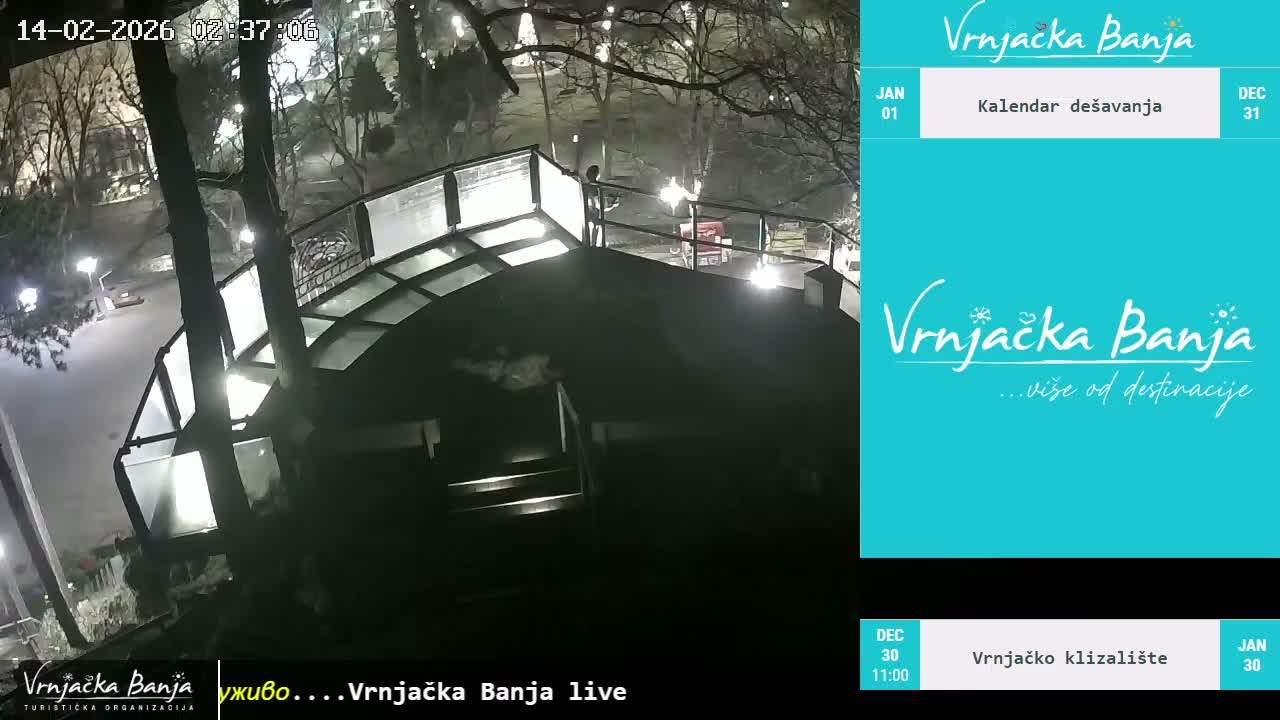 Raska, ( Врњачка Бања ) Vrnjacka Banja  Cultural Square & Castle (Културни трг и Замак културе)  , Amusement Park,  Summer Stage (Летња Позорница) Touristic Vrnjacka Banja Live Cam - Vrnjačka Banja , Raška, Šumadija and Western Serbia, Serbia 