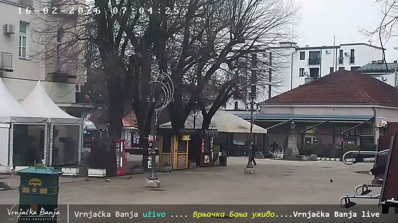 Raska, ( Врњачка Бања ) Vrnjacka Banja  Cultural Square & Castle (Културни трг и Замак културе)  , Amusement Park,  Summer Stage (Летња Позорница) Touristic Vrnjacka Banja Live Cam - Vrnjačka Banja , Raška, Šumadija and Western Serbia, Serbia 