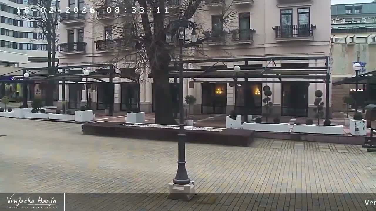 Raska, ( Врњачка Бања ) Vrnjacka Banja  Cultural Square & Castle (Културни трг и Замак културе)  , Amusement Park,  Summer Stage (Летња Позорница) Touristic Vrnjacka Banja Live Cam - Vrnjačka Banja , Raška, Šumadija and Western Serbia, Serbia 