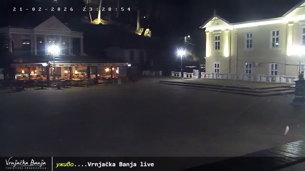 Raska, ( Врњачка Бања ) Vrnjacka Banja  Cultural Square & Castle (Културни трг и Замак културе)  , Amusement Park,  Summer Stage (Летња Позорница) Touristic Vrnjacka Banja Live Cam - Vrnjačka Banja , Raška, Šumadija and Western Serbia, Serbia 