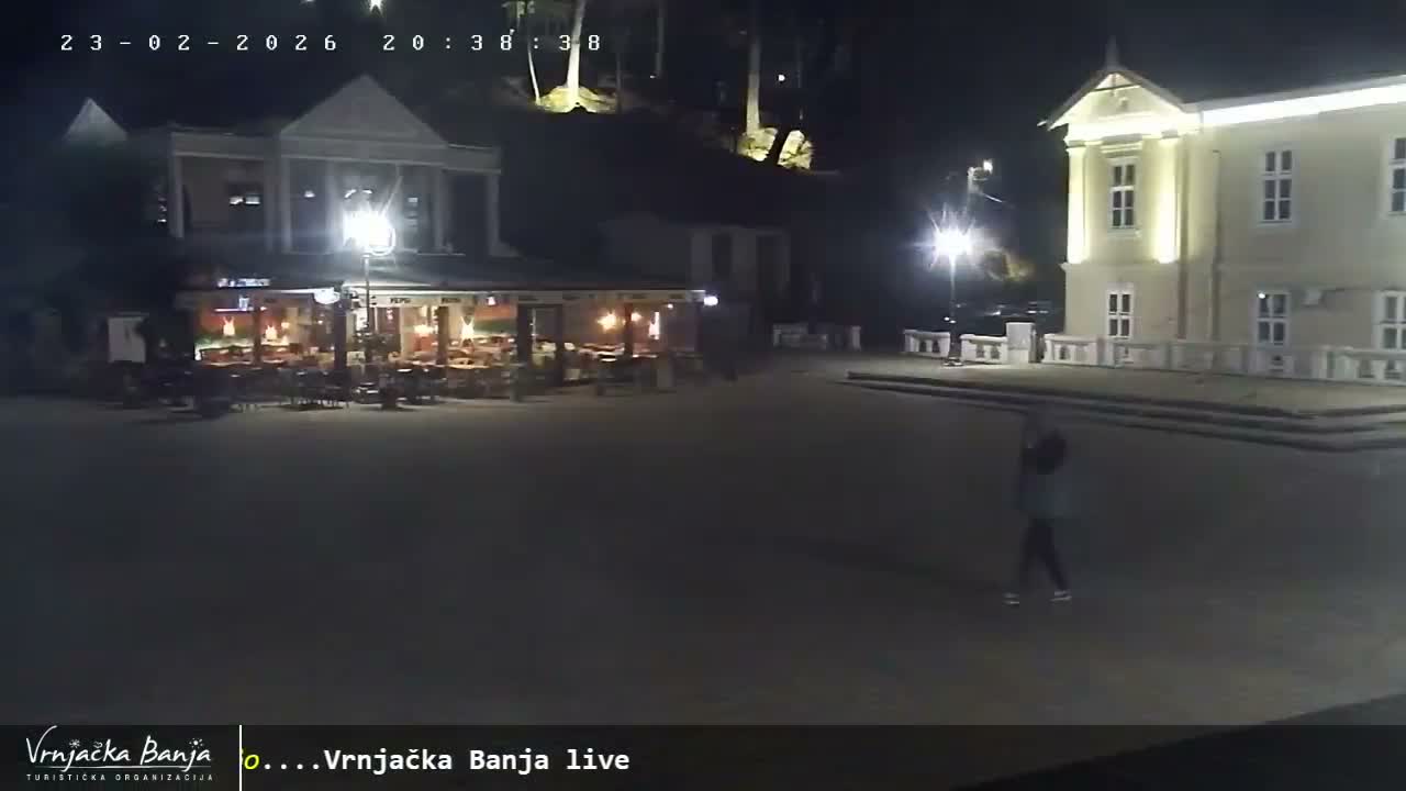 Raska, ( Врњачка Бања ) Vrnjacka Banja  Cultural Square & Castle (Културни трг и Замак културе)  , Amusement Park,  Summer Stage (Летња Позорница) Touristic Vrnjacka Banja Live Cam - Vrnjačka Banja , Raška, Šumadija and Western Serbia, Serbia 