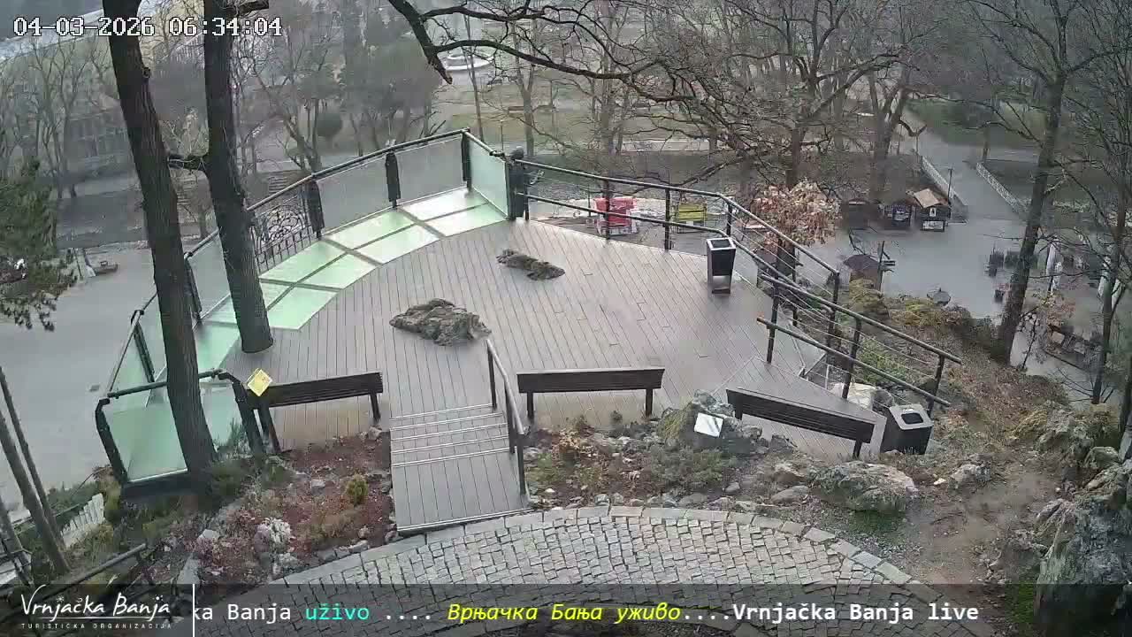 Raska, ( Врњачка Бања ) Vrnjacka Banja  Cultural Square & Castle (Културни трг и Замак културе)  , Amusement Park,  Summer Stage (Летња Позорница) Touristic Vrnjacka Banja Live Cam - Vrnjačka Banja , Raška, Šumadija and Western Serbia, Serbia 