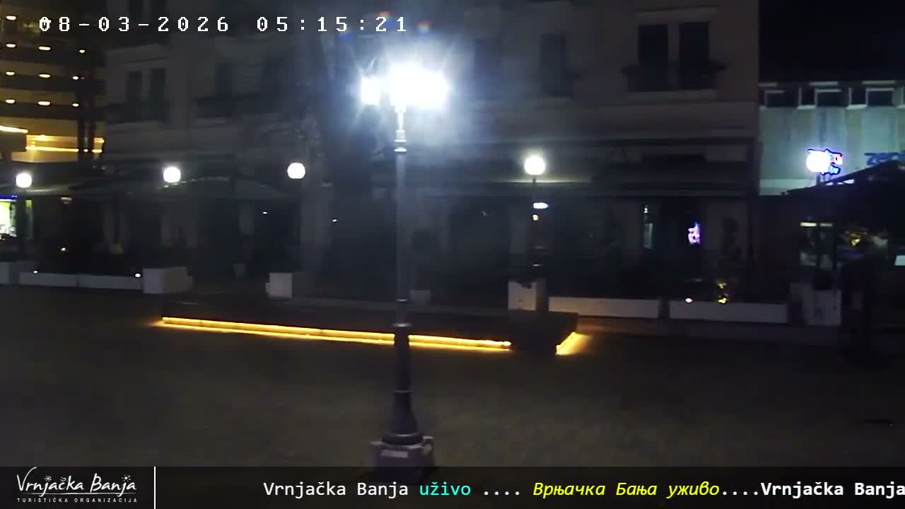 Raska, ( Врњачка Бања ) Vrnjacka Banja  Cultural Square & Castle (Културни трг и Замак културе)  , Amusement Park,  Summer Stage (Летња Позорница) Touristic Vrnjacka Banja Live Cam - Vrnjačka Banja , Raška, Šumadija and Western Serbia, Serbia 